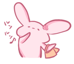 CherryBlossoms Rabbit. sticker #10302383