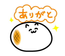 rice cake cat sticker sticker #10302664