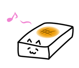 rice cake cat sticker sticker #10302668