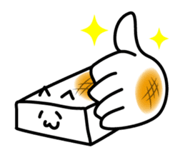 rice cake cat sticker sticker #10302680
