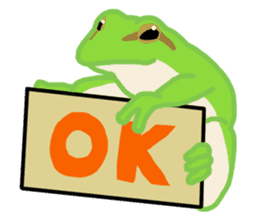 Daily life with frog sticker #10302824