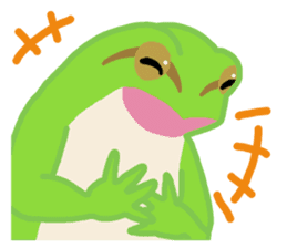 Daily life with frog sticker #10302829