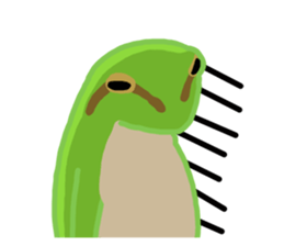 Daily life with frog sticker #10302831