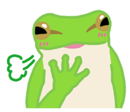 Daily life with frog sticker #10302832