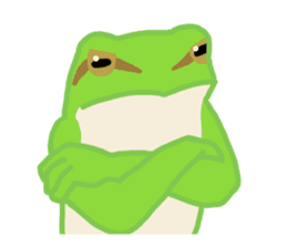 Daily life with frog sticker #10302833