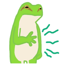 Daily life with frog sticker #10302834
