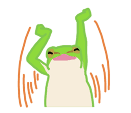 Daily life with frog sticker #10302836