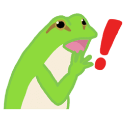 Daily life with frog sticker #10302840