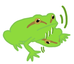 Daily life with frog sticker #10302842