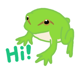 Daily life with frog sticker #10302844