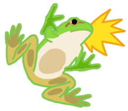 Daily life with frog sticker #10302859