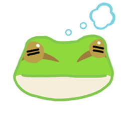 Daily life with frog sticker #10302861