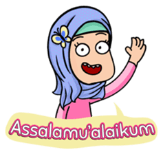 Funny Hijabi sticker #10302984