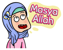 Funny Hijabi sticker #10302986