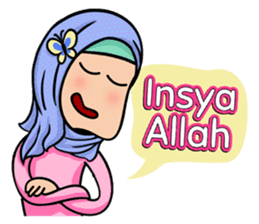 Funny Hijabi sticker #10302988