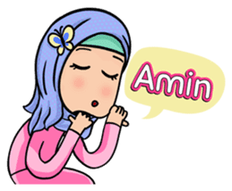 Funny Hijabi sticker #10302989
