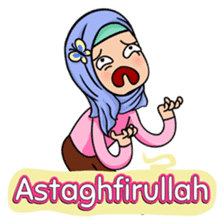 Funny Hijabi sticker #10302990