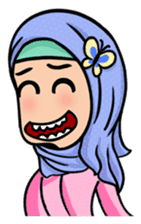 Funny Hijabi sticker #10302993