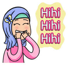 Funny Hijabi sticker #10302994