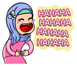Funny Hijabi sticker #10302995