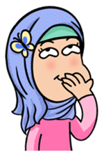 Funny Hijabi sticker #10302997