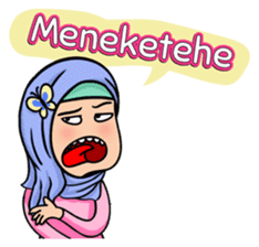 Funny Hijabi sticker #10302998