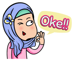 Funny Hijabi sticker #10303000