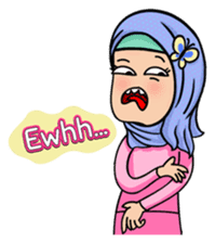 Funny Hijabi sticker #10303006