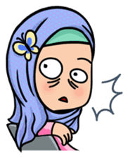 Funny Hijabi sticker #10303008