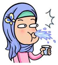 Funny Hijabi sticker #10303009