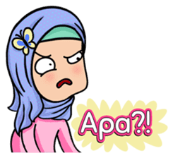 Funny Hijabi sticker #10303010