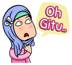 Funny Hijabi sticker #10303011