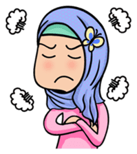 Funny Hijabi sticker #10303015