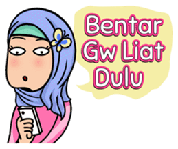 Funny Hijabi sticker #10303016