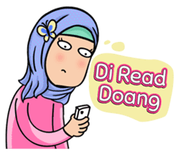 Funny Hijabi sticker #10303018