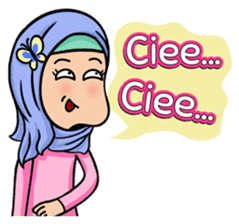 Funny Hijabi sticker #10303022