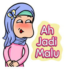 Funny Hijabi sticker #10303023