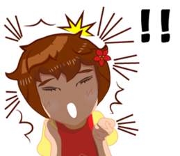 Merchant lady v.Eng/Isan sticker #10303402