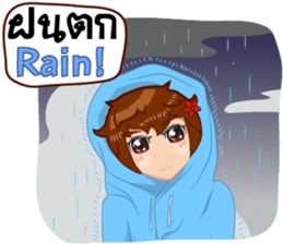 Merchant lady v.Eng/Isan sticker #10303414