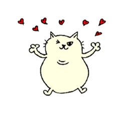 Mr Fat cat sticker #10303588