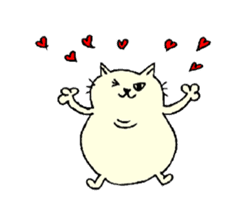Mr Fat cat sticker #10303588