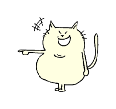 Mr Fat cat sticker #10303592