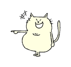 Mr Fat cat sticker #10303592