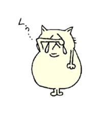 Mr Fat cat sticker #10303594