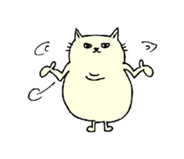 Mr Fat cat sticker #10303598