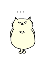 Mr Fat cat sticker #10303603