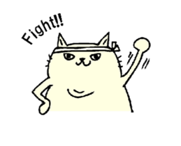 Mr Fat cat sticker #10303610