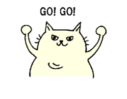 Mr Fat cat sticker #10303611