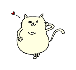 Mr Fat cat sticker #10303617