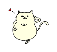 Mr Fat cat sticker #10303617
